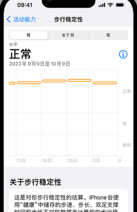 沁水iPhone手机维修如何在iPhone开启'步行稳定性通知'