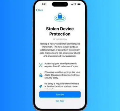 沁水苹果授权维修店分享被盗设备保护功能开启方法