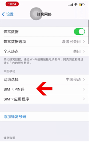 沁水苹果14维修网分享如何给iPhone14的SIM卡设置密码 